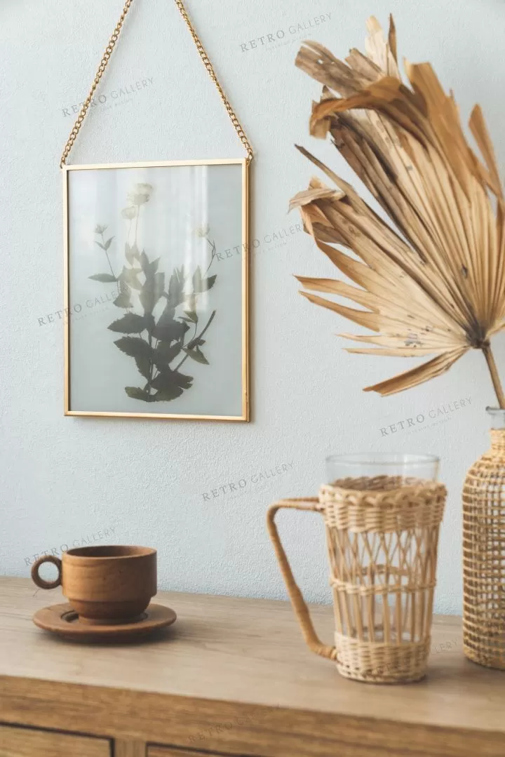 لوحات زجاجية باطارات ذهبية - الصورة 4