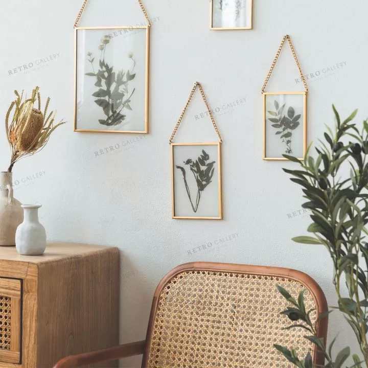 لوحات زجاجية باطارات ذهبية - الصورة 5