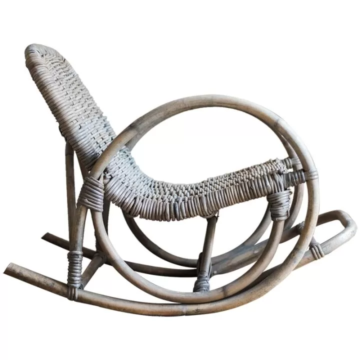 كرسي هزاز للاطفال من الخيزران - الصورة 5