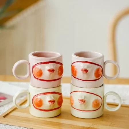 كوب شفة مع خدود بارزة صغير 200 مل