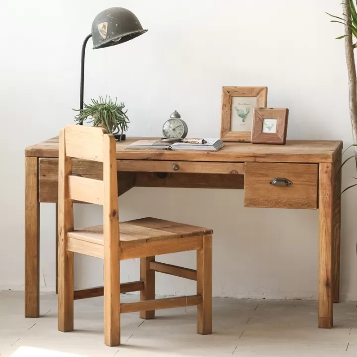 طاولة مكتب من الخشب الطبيعي - الصورة 2