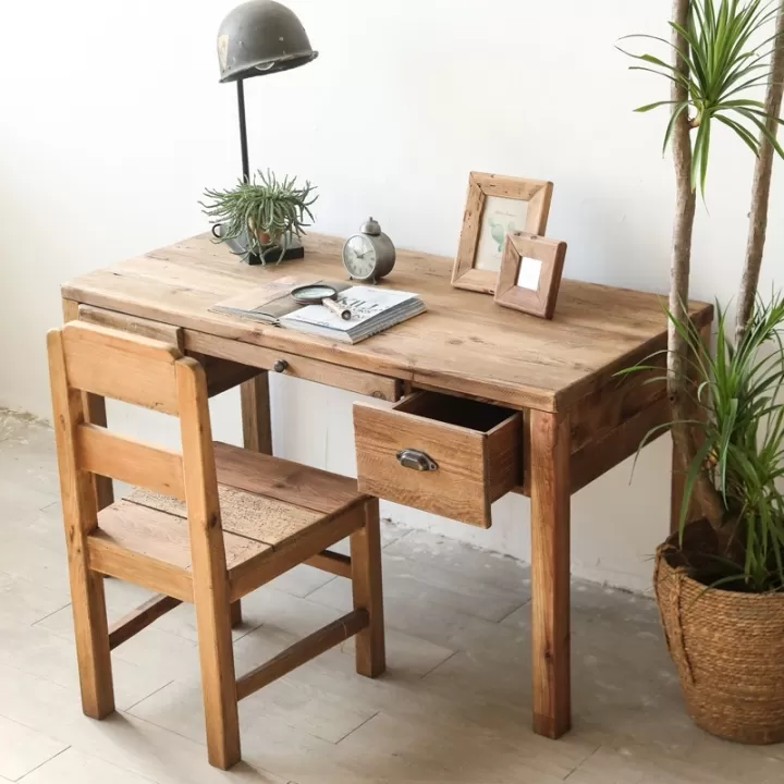 طاولة مكتب من الخشب الطبيعي - الصورة 3