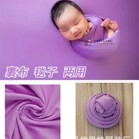 خلفية قماش ستريش مع تاج ورده لتصوير المواليد