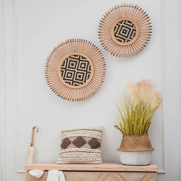 لوحة جدارية من الخيزران و الراتان - الصورة 2