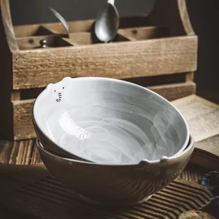 زبدية سلطة الفيل من السيراميك