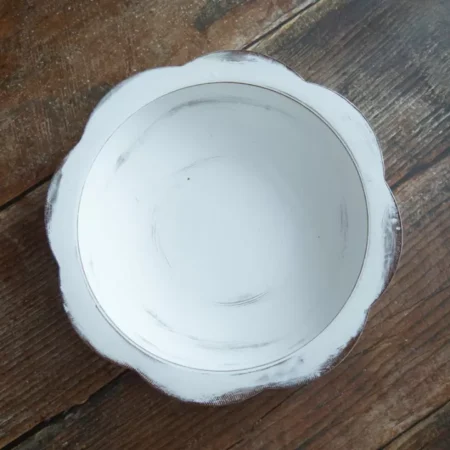 وعاء خشبي خشبي شابي شيك لتصوير المواليد