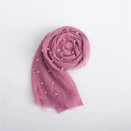 لفة قماش قطن باطراف من اللولو  لتصوير المواليد