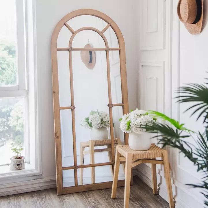 مرايا باطارات خشبية - الصورة 2