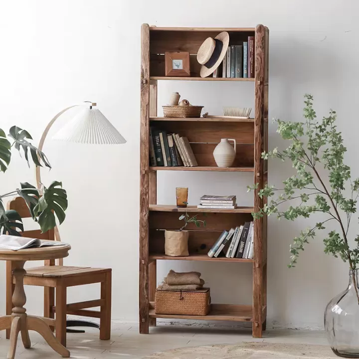 مكتبة ريفية من خشب الصنوبر - الصورة 3