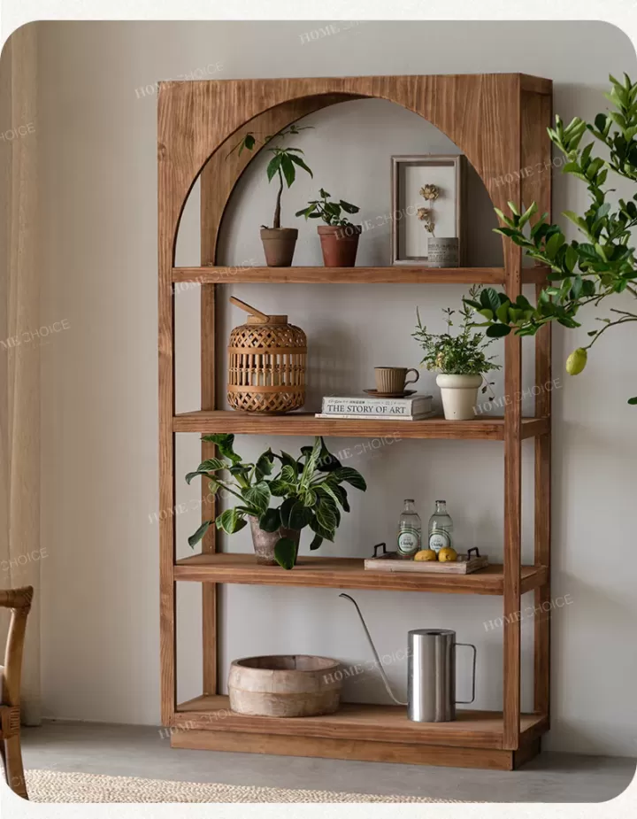 مكتبة ريفية من خشب الصنوبر - الصورة 2