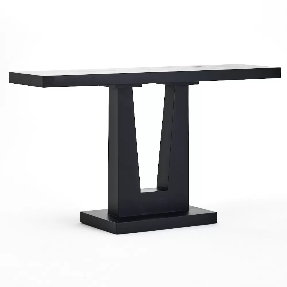 طاولة كونسول من خشب الصنوبر الطبيعي - الصورة 3